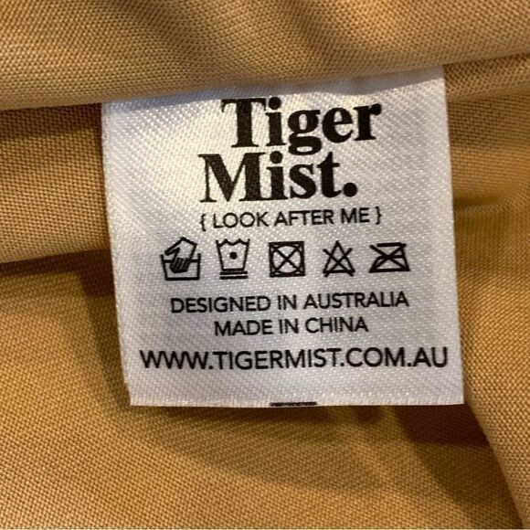 Tiger Mist Mona Leopard Mini bodycon ruffle hem dress size XL - Picture 8 of 12